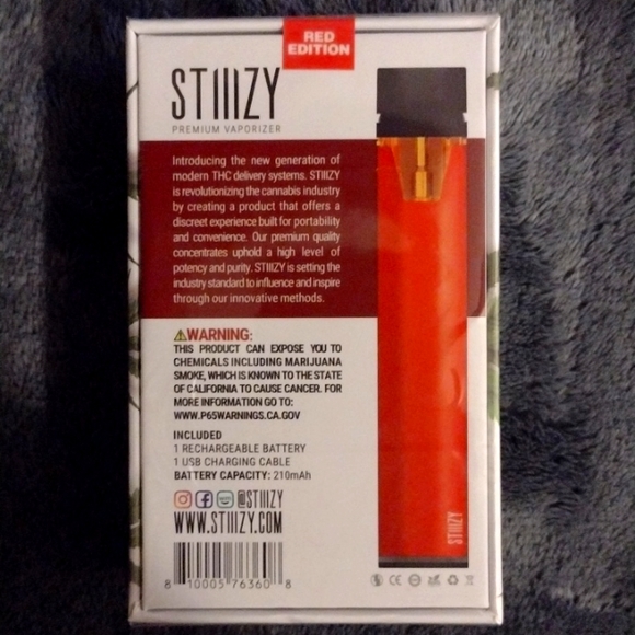 STIIIZY starter kit "๐RED Edition"SEALED๐NWT on box. - Picture 3 of 6